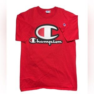 Red champion T-shirt logo **LIKE NEW**
